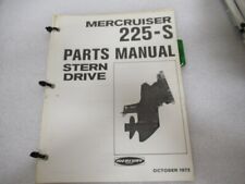 Pm74 1973 Mercruiser Marine 225-s Stern Unit Parts Manual C-90-67780