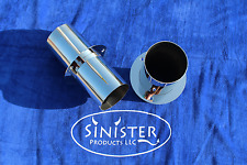 Sinister Products Llc 4 In Stainless Steel Marine Through Hull Boat Exhaust Tips