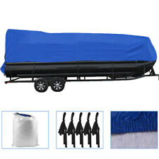 Boat Cover Pontoon 17-20 Ft Heavy Duty Rain Snow Dust Resistant Protection