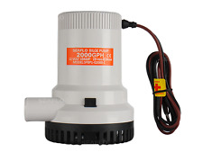 New 12v Submersible Boat Bilge Water Pump 2000gph 7550lph Compare To Rule