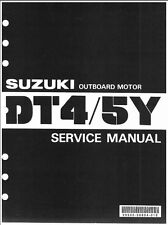 85-99 Suzuki Dt4 Dt5y Two Stroke Outboard Motor Service Repair Manual Cd - Dt 4