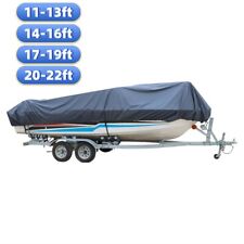 V-hull Runabouts Boat Cover 11-13ft 14-16ft 17-19ft 20-22ft 90-100 210d