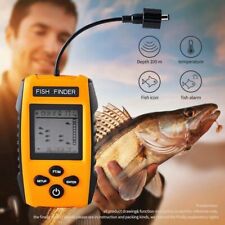 Sonar Fish Finder Gps Rechargeable Wireless Echo Sounder Portable Boat Alarm