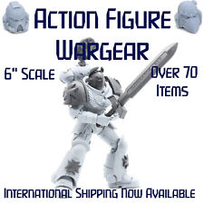 Space Marine Custom Warhammer 40k Mcfarlane Action Figure Weapons Helmet Head 6