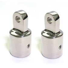 2 Pcs 1-14 32mm Eye End Aisi Stainless Steel 316 Bimini Boat Accessories