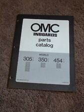1977 Omc Inboard Engine 305 350 454 Cid Parts Catalog Manual Dealer Oem