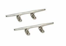 2 Pack 8 Inch 316 Stainless Steel Boat Dock Cleat Open Base Cleat -amarine Made