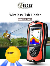 Lucky Portable Sonar Fish Finder Attractive Lamp 45m Depth Detector Echo Sounder