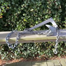 Vintage 12 Galvanized Lewmar Claw Small Boat 2.2 Lb Anchor W 4 Chain