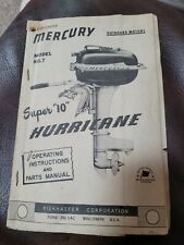 Vintage Mercury Outboard Motor Super 10 Hurricane Operating Parts Kg-7 1949