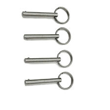 4 Pack Quick Release Pin 14 Stainless Steel Boat Bimini Top Marine Hardware