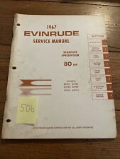 1967 Omc Evinrude 80 Hp Starflite Speedifour Outboard Service Repair Manual 4359