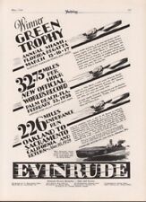 1928 Evinrude Outboard Motorboat Blue Diamond Miami Regatta Racing Ad 8268