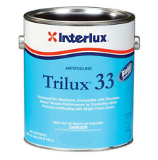 Interlux Trilux 33 Aluminum Antifouling Protection Paint Blue Quart Yba060q
