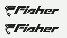 Fisher Pontoon Boat Lettering Vinyl Decals Boat Stickers 2 Pc Set
