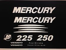 Mercury Verado 225 250 275 300 White Marine Vinyl Decal Kit Send Message On Hp