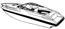 7.6oz Boat Cover Wellcraft Nova Spyder 200 Io 1994