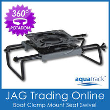 Aquatrack Boat Seat Swivel Clamp-on Adjustable Mount Base For Tinnie Bench Seats