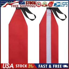 Red Safety Flag Kayak Canoe Towing Warning Flag Fishing Boat Accessories