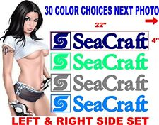 Sea Craft Boat Decals Boats Decal 30 Color Options Message Me For Other Sizes