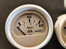 Gauges Faria Set Of 6 Used Tach Oil Pressure Water Temp Volt Fuel Hour