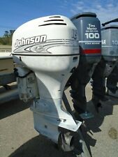 Used 2001 115hp Johnson 20 Outboard Boat Motor-120psi On All Cylinders