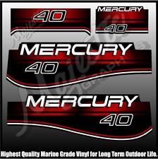 Mercury - 40 Hp - Outboard Decals