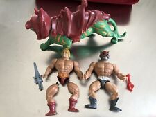 Vintage Master Of The Universe He-man Zodiac And Battle Cat Lot