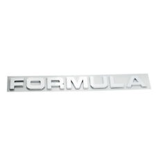 1x New Formula Emblem 3d Letter Chrome Boat Badge Logo Nameplate 1.33 High