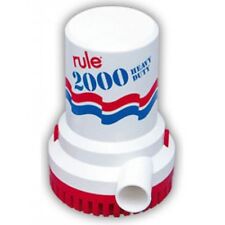 Rule Manual Electric Bilge Pump 2000 Gph 12 Volt