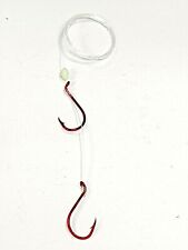 Snapper Rigs 10 Packs 60 Twin Snell Hooks Red Running Sinker Rig Made In Store