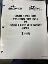 Mercruiser Service Manual Index Parts Micro Fiche Index 1995 90-80693595 195
