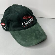 Vintage Mens Jaguar Racing Formula One F1 Racing Hat Cap Strap Back Green Car