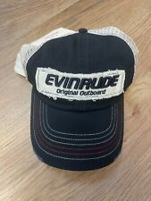 Evinrude E-tec Adjustable Trucker Cap Navy Bluewhite