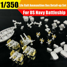 1350 Wwii Uss Battleship Boforserriconlife Raftammunition Box Detail-up Set