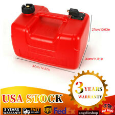 Fuel Tank - 3 Gallon Red 12l Portable Outboard Boat Motor Gas Tank Fast Shipping