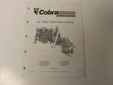 1990 Omc Cobra Stern Drive Factory Parts Catalog 986552 3.0 Litre Models Pwc